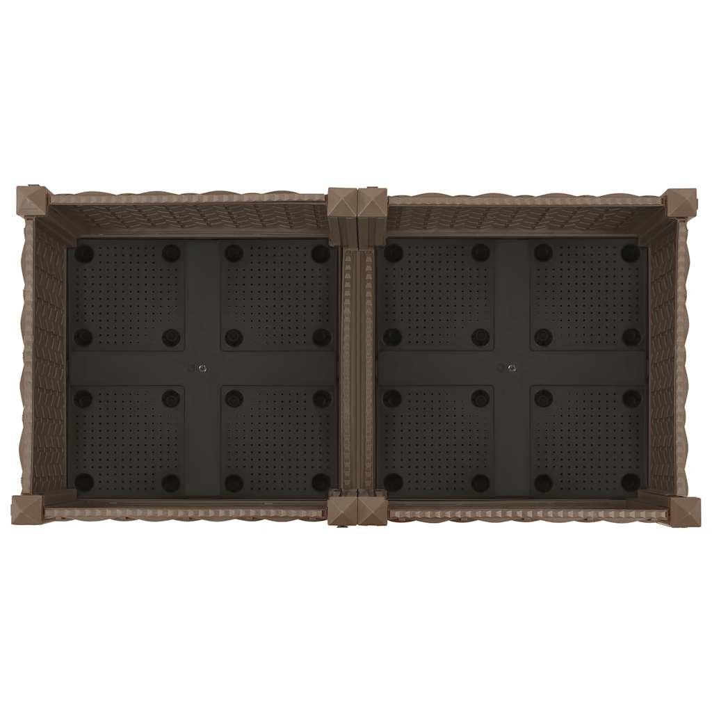 Povišena gredica 80 x 40 x 23 cm od polipropilena