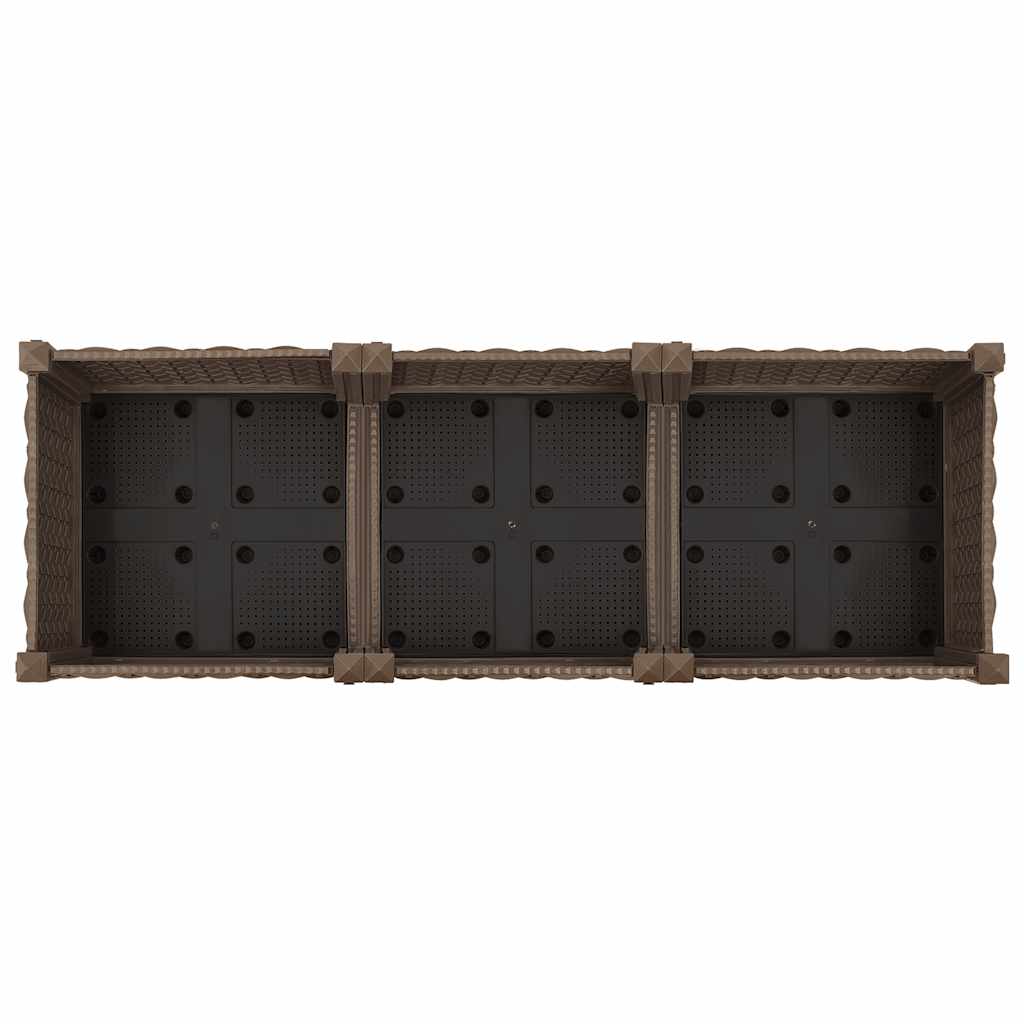 Povišena gredica 120 x 40 x 23 cm od polipropilena