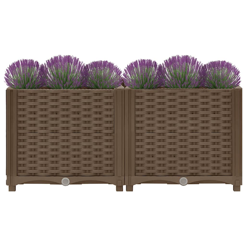 Povišena gredica 80 x 40 x 38 cm od polipropilena