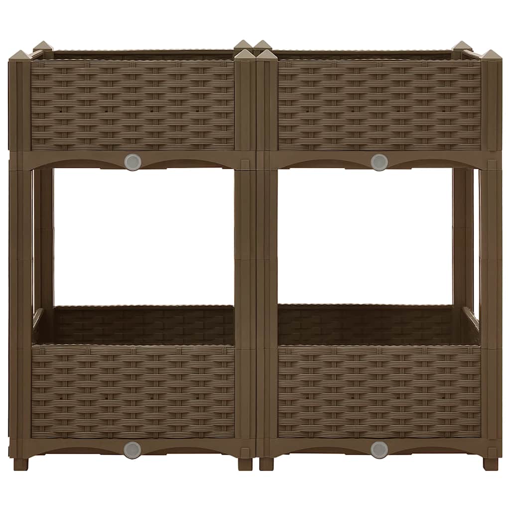 Povišena gredica 80 x 40 x 71 cm od polipropilena
