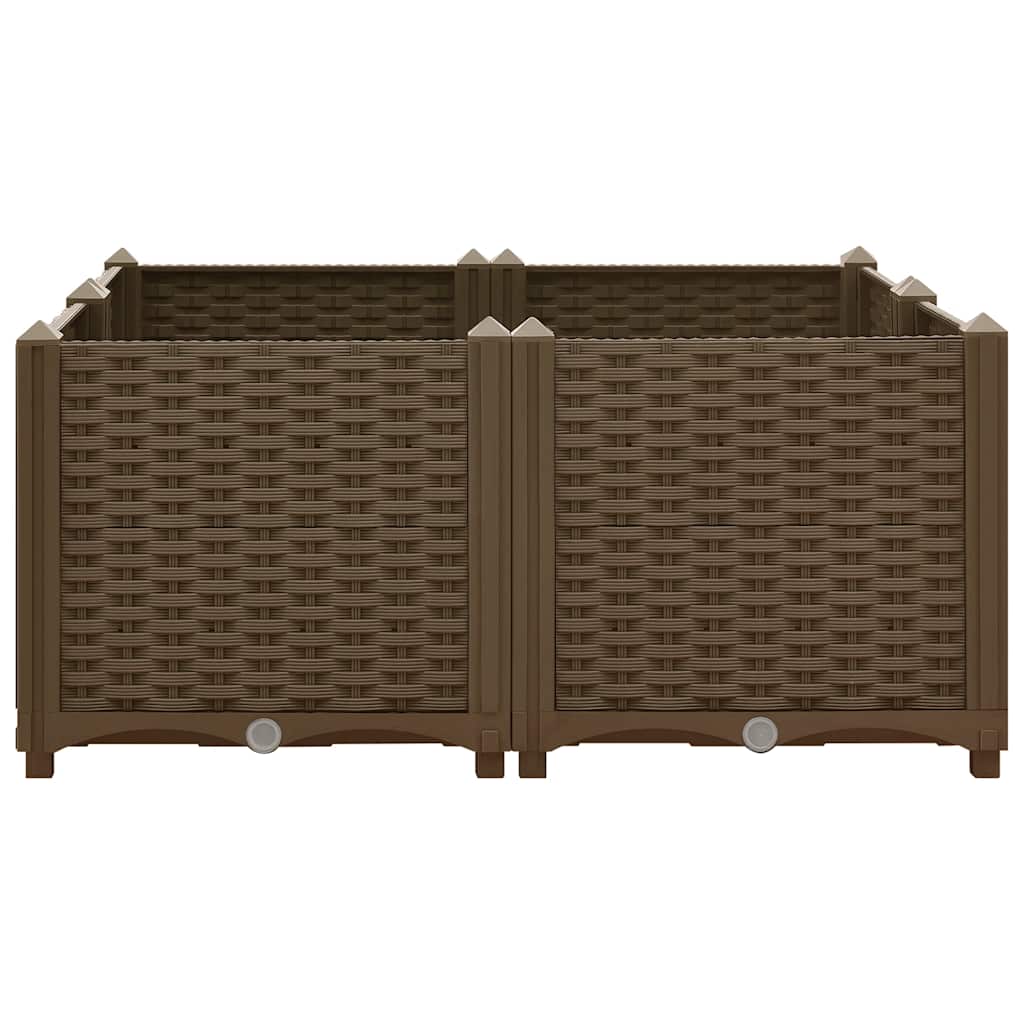 Povišena gredica 80 x 80 x 38 cm od polipropilena