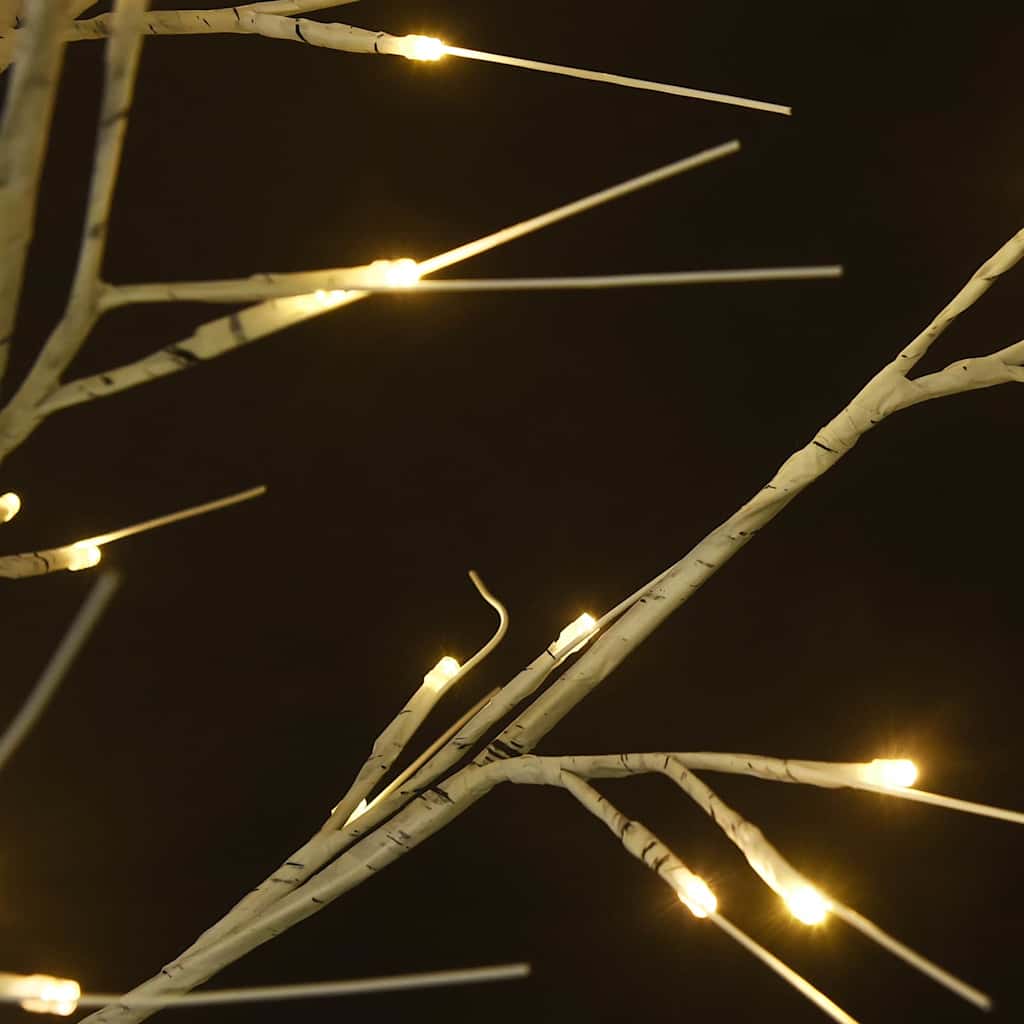 Božićno drvce 128 LED žarulja 1,2 m tople bijele izgled vrbe