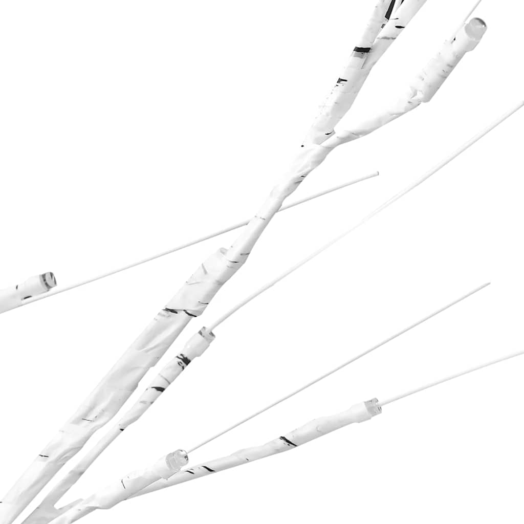 Božićno drvce 128 LED žarulja 1,2 m tople bijele izgled vrbe