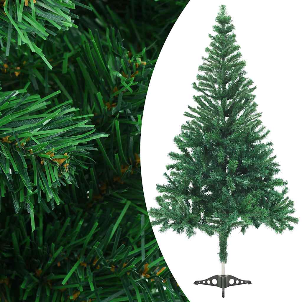 Umjetno osvijetljeno božićno drvce s kuglicama 120 cm 230 grana