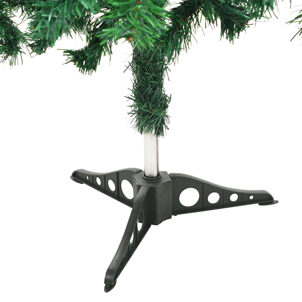 Umjetno osvijetljeno božićno drvce s kuglicama 120 cm 230 grana