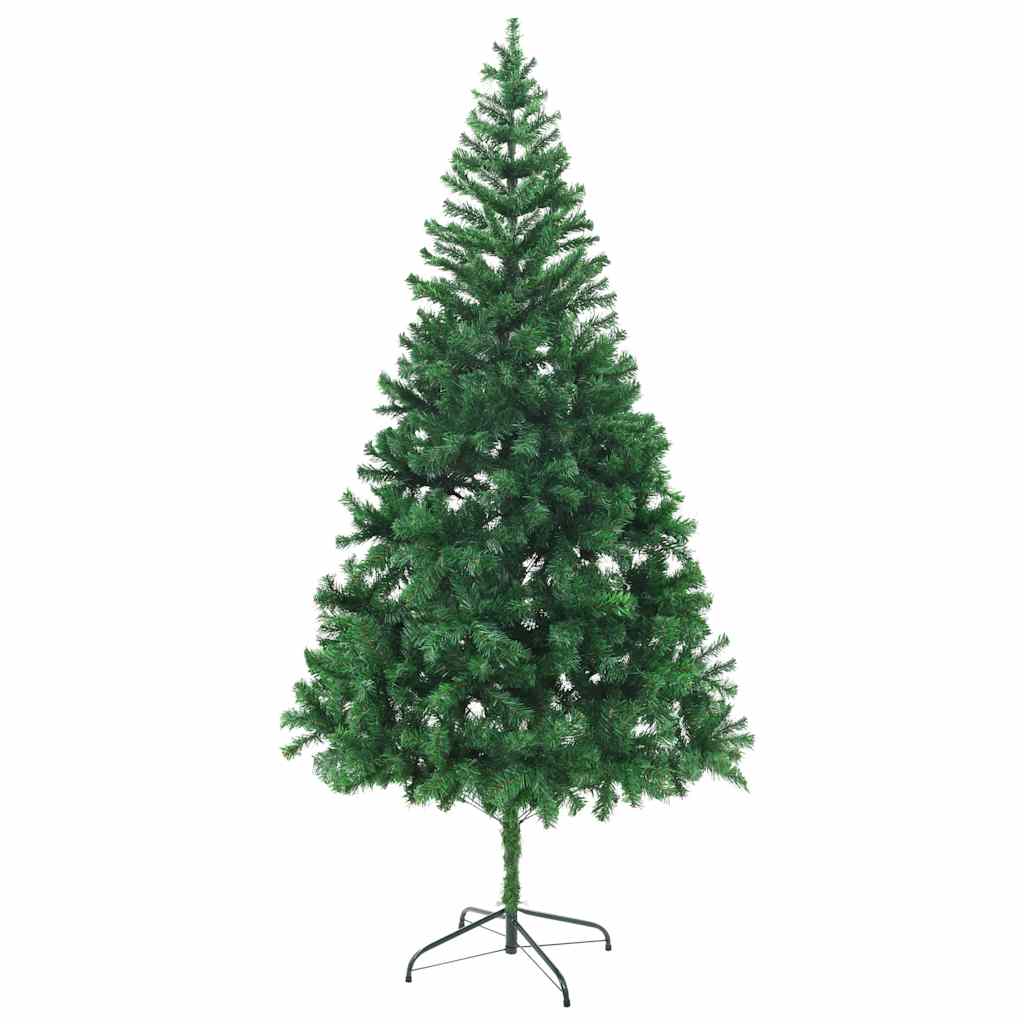 Umjetno osvijetljeno božićno drvce s kuglicama 210 cm 910 grana