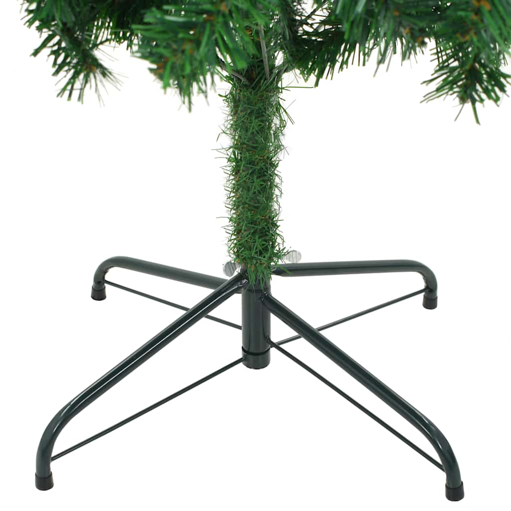 Umjetno osvijetljeno božićno drvce s kuglicama 210 cm 910 grana