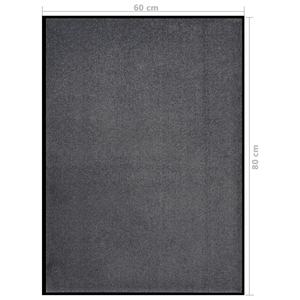 Otirač antracit 60 x 80 cm