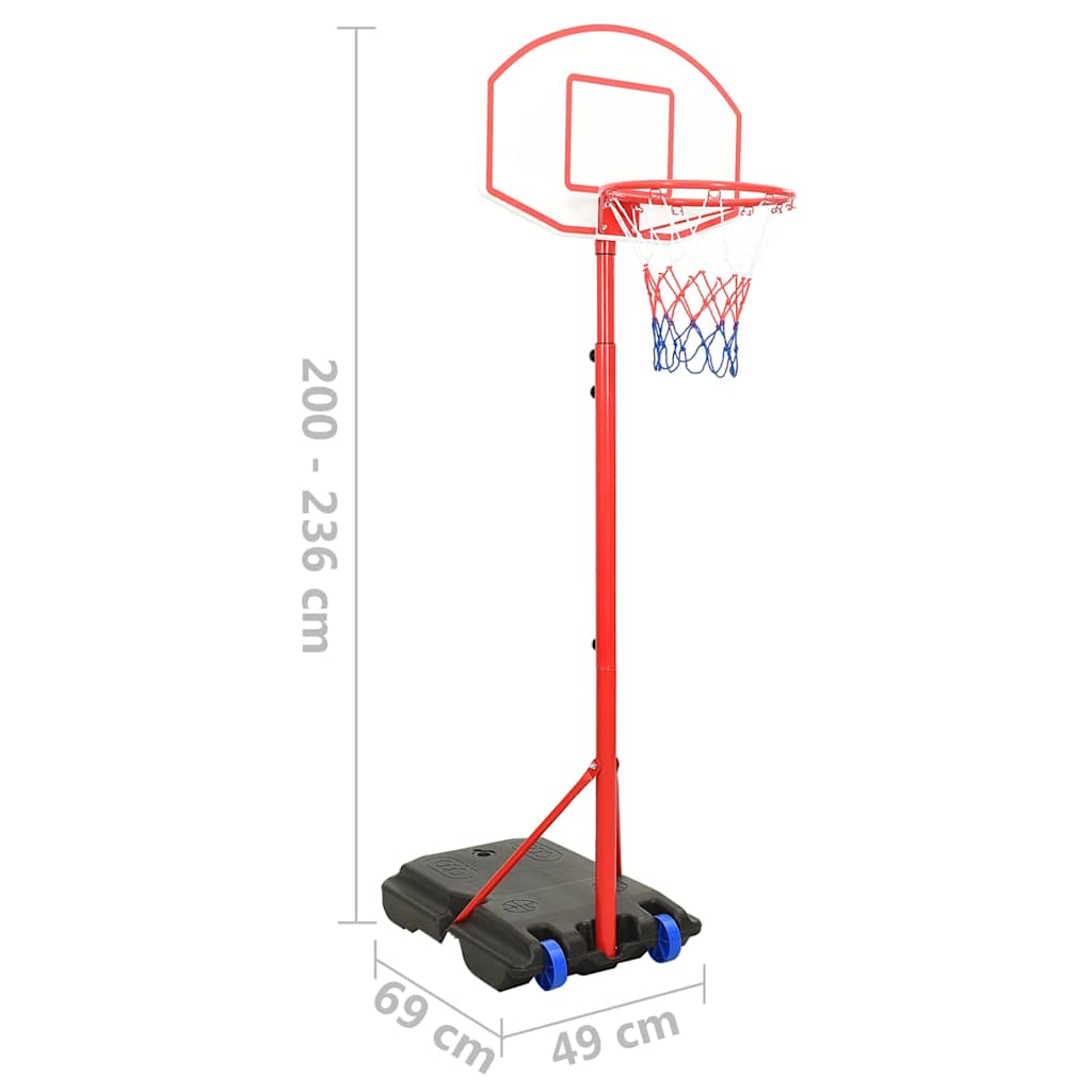 Prijenosni košarkaški set podesivi 200 - 236 cm