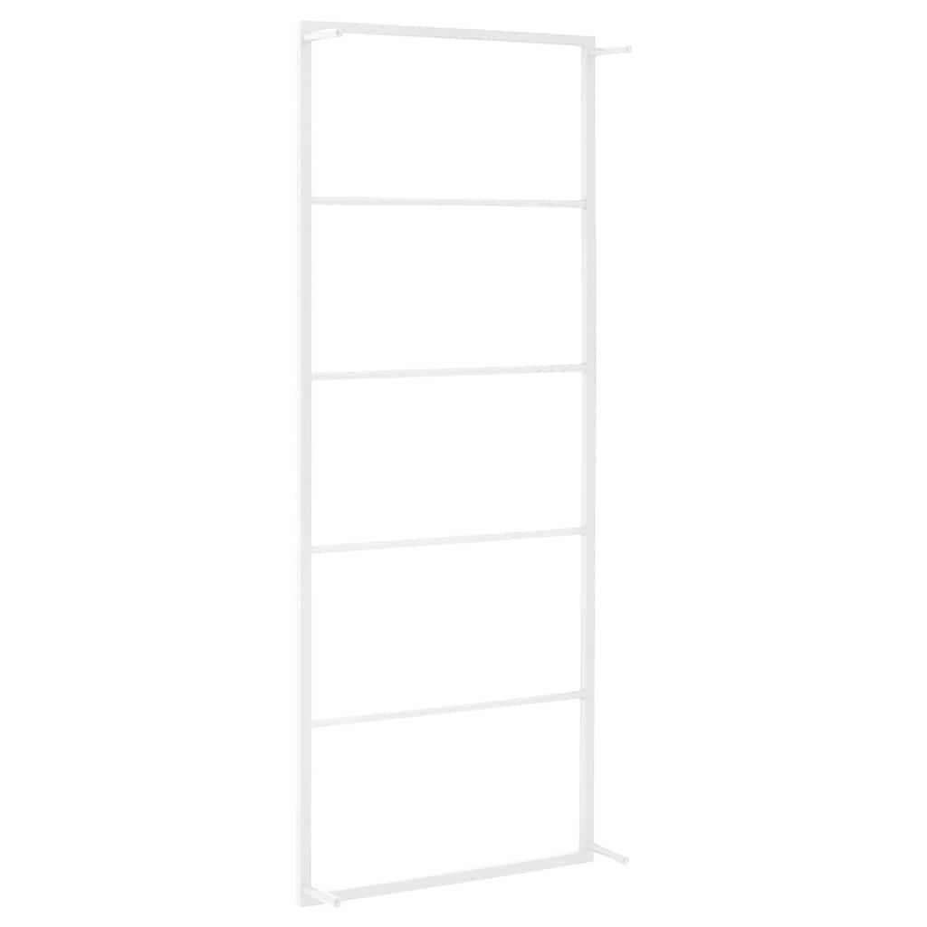 Vješalica za ručnike Bijela 45x10x115 cm Čelik
