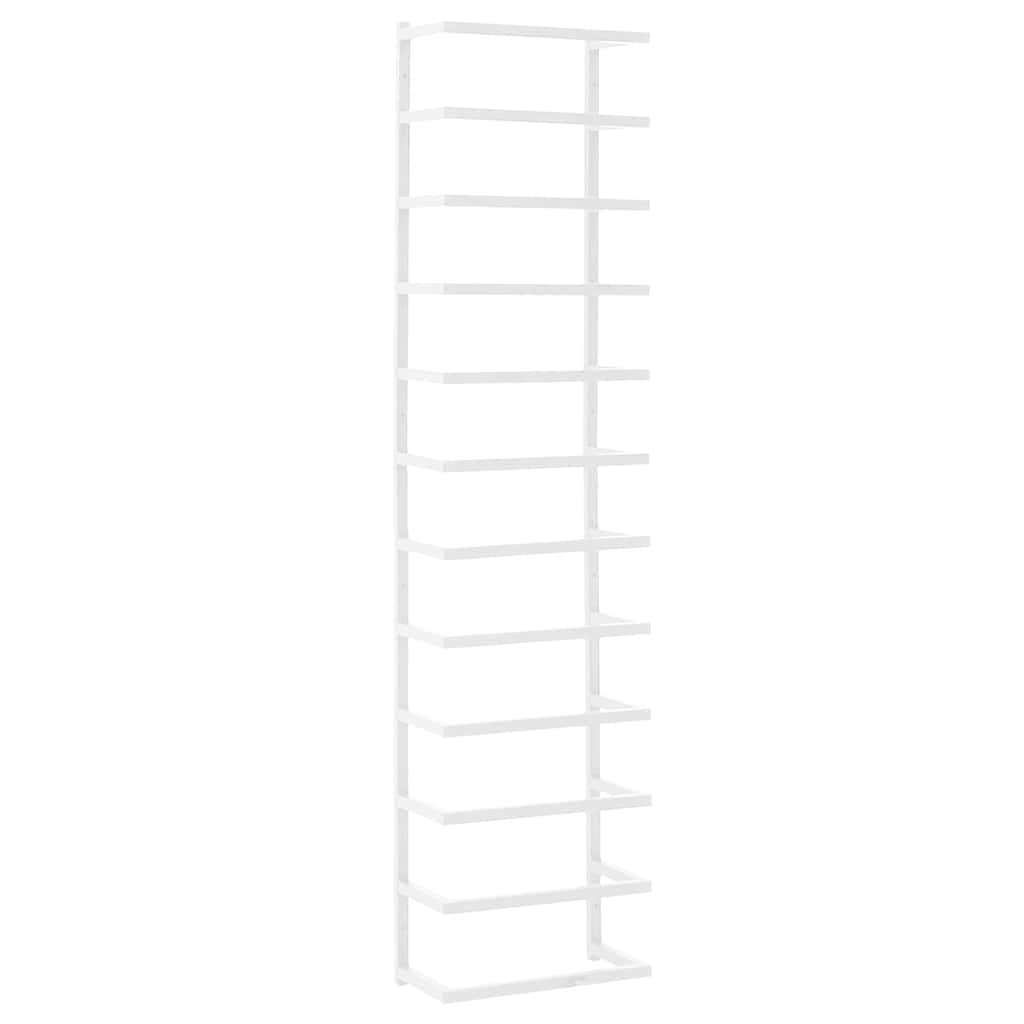Stalak za ručnike bijeli 24 x 12 x 96 cm čelični
