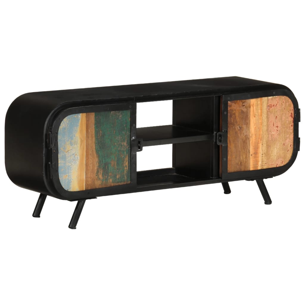 TV ormarić 110 x 30 x 45 cm od masivnog obnovljenog drva