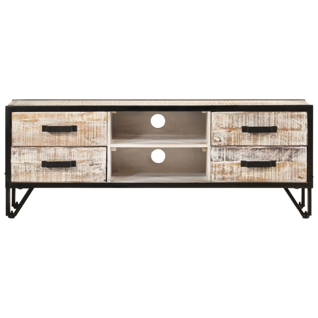 TV ormarić 110 x 30 x 41 cm od masivnog bagremovog drva