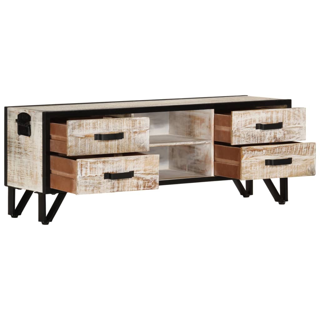 TV ormarić 110 x 30 x 41 cm od masivnog bagremovog drva