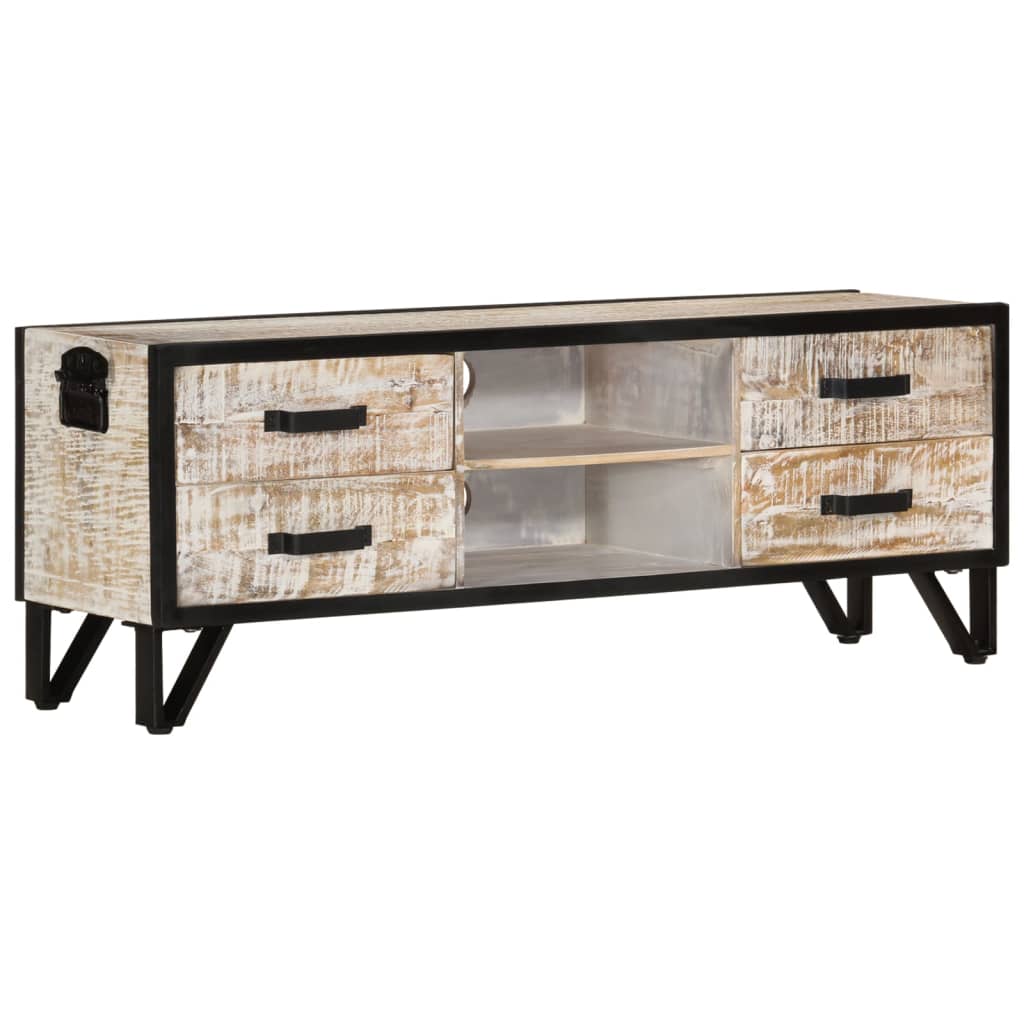 TV ormarić 110 x 30 x 41 cm od masivnog bagremovog drva