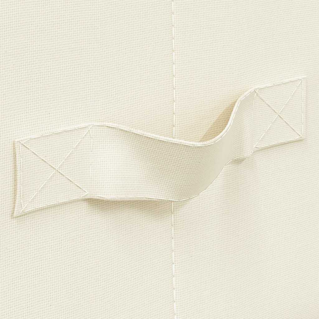 Kutija za pohranu od tkanine 50 x 30 x 25 cm krem