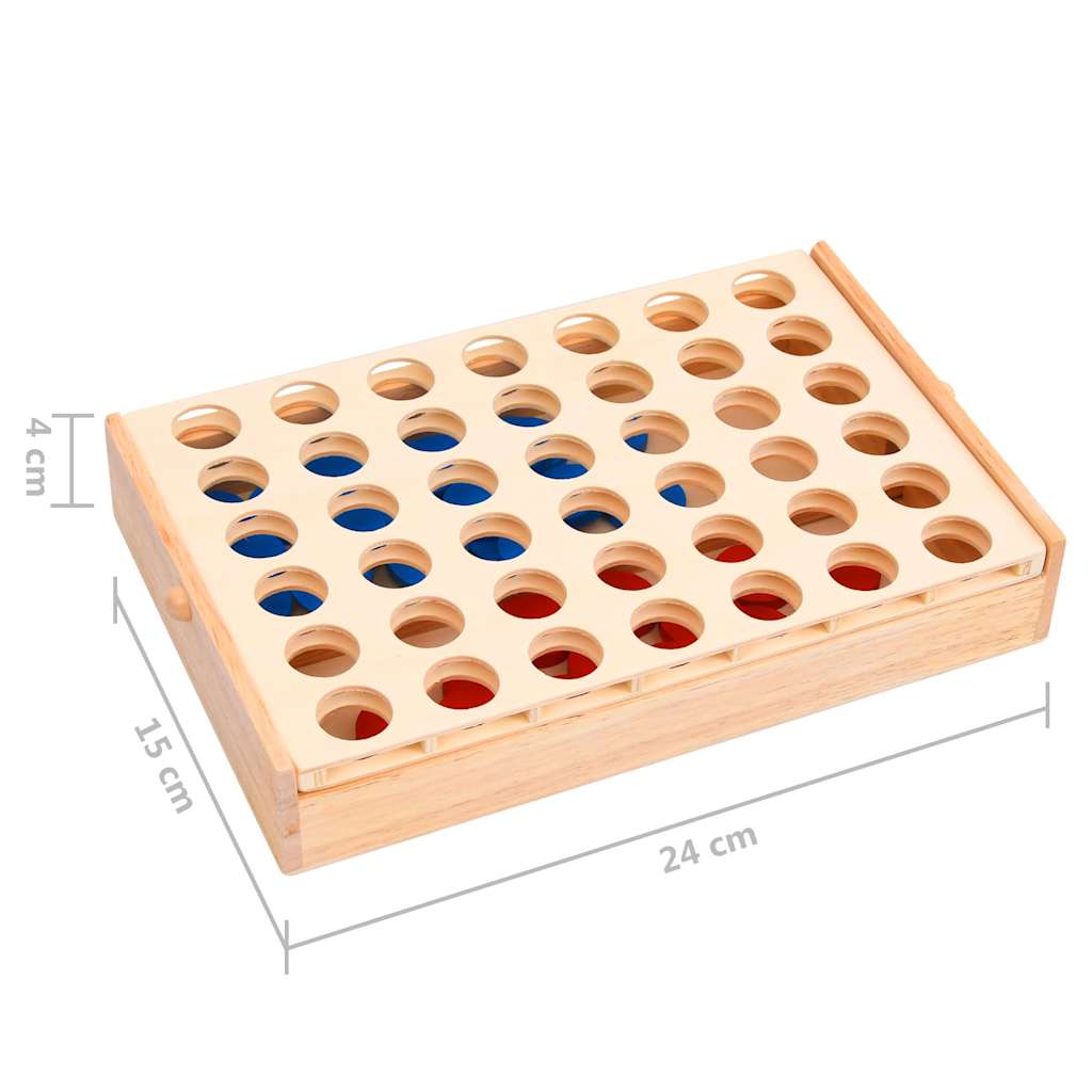 Igra 4 u nizu 24 x 15 x 4 cm od masivnog drva