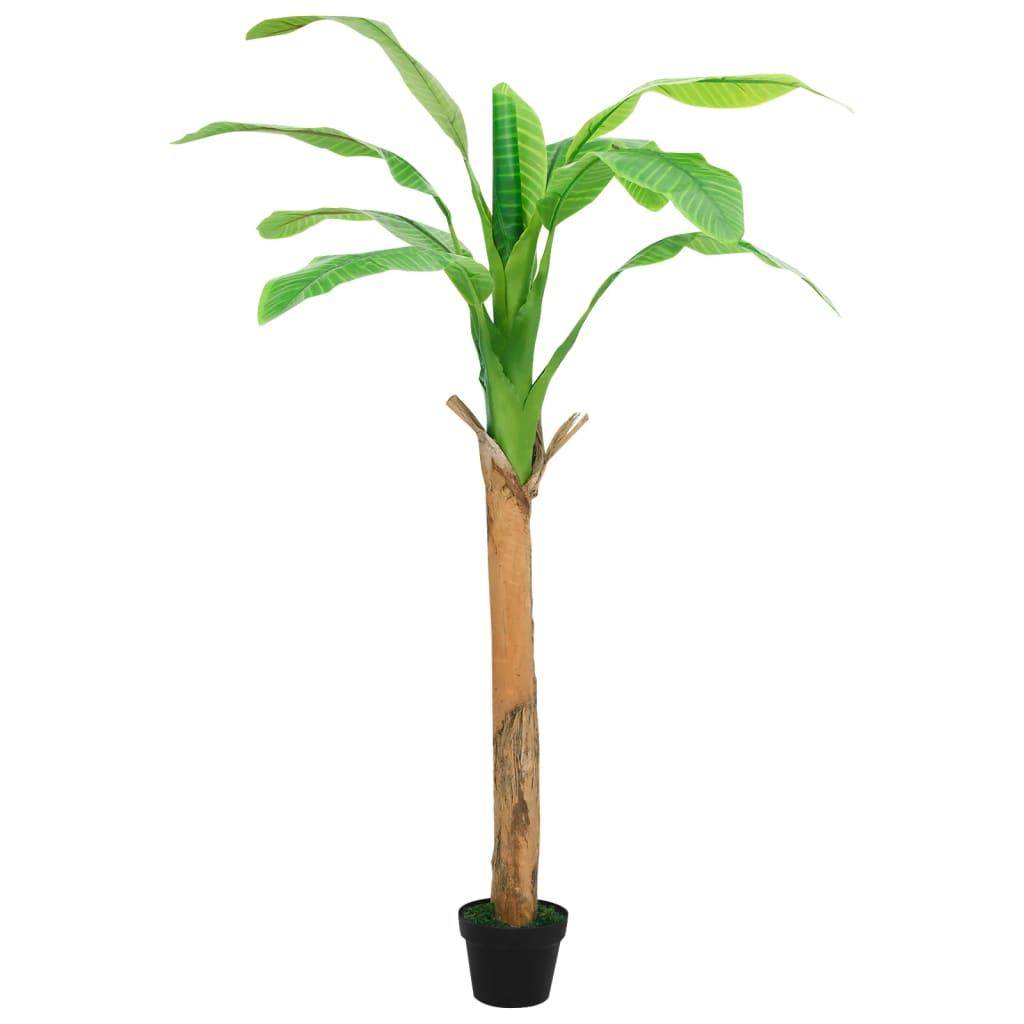 Umjetno drvo banane s posudom 140 cm zeleno