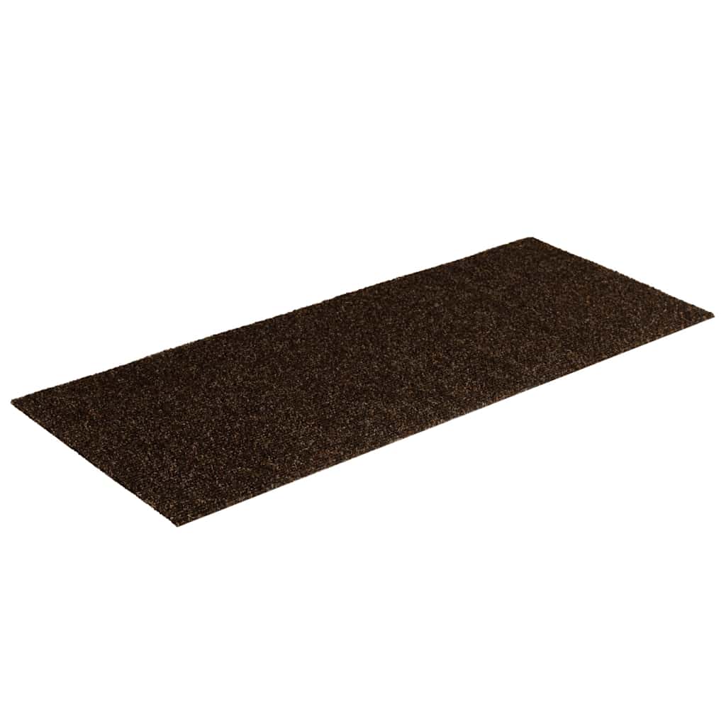 Prostirke za stepenice samoljepljive 15 kom 60x25 cm smeđe pravokutne