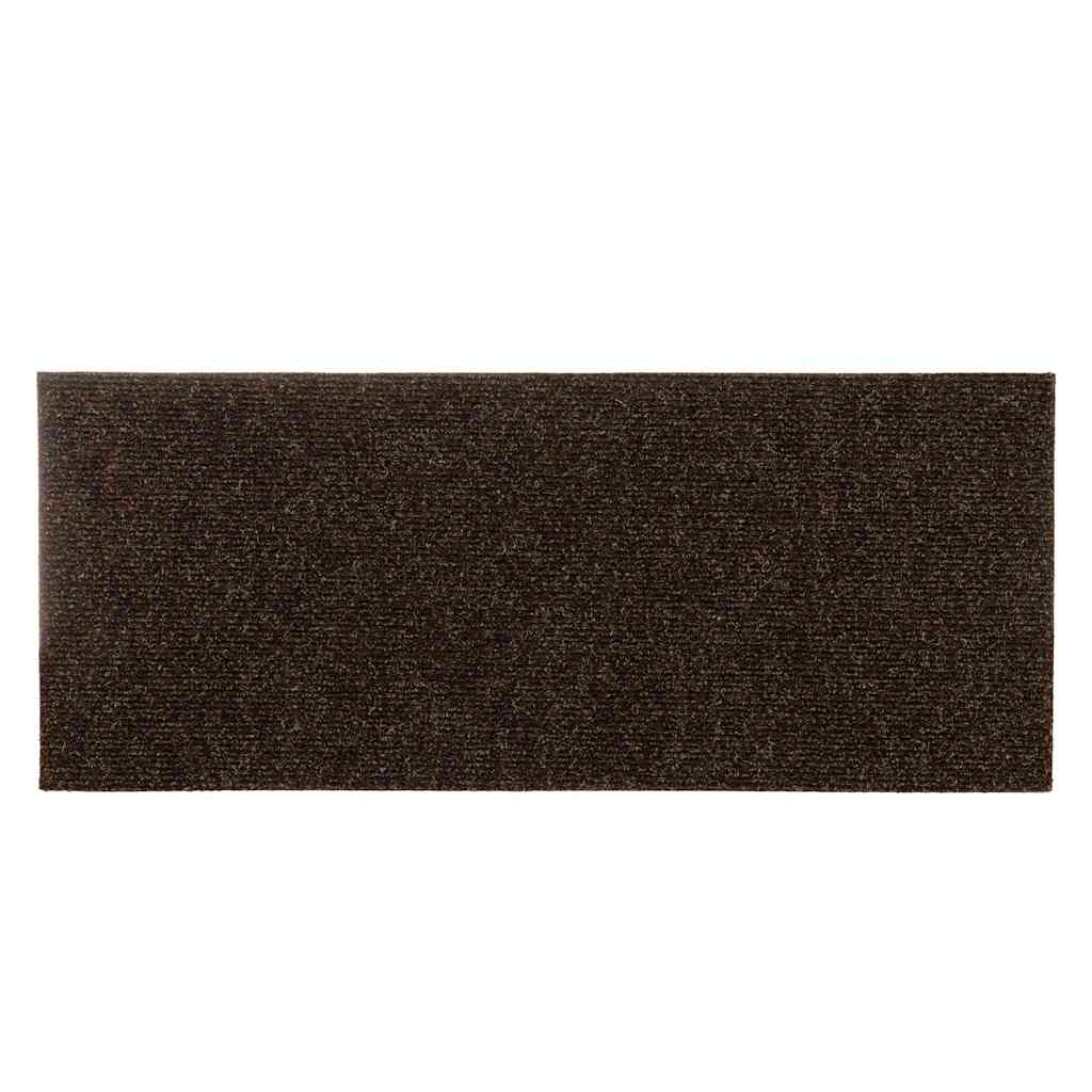 Prostirke za stepenice samoljepljive 15 kom 60x25 cm smeđe pravokutne