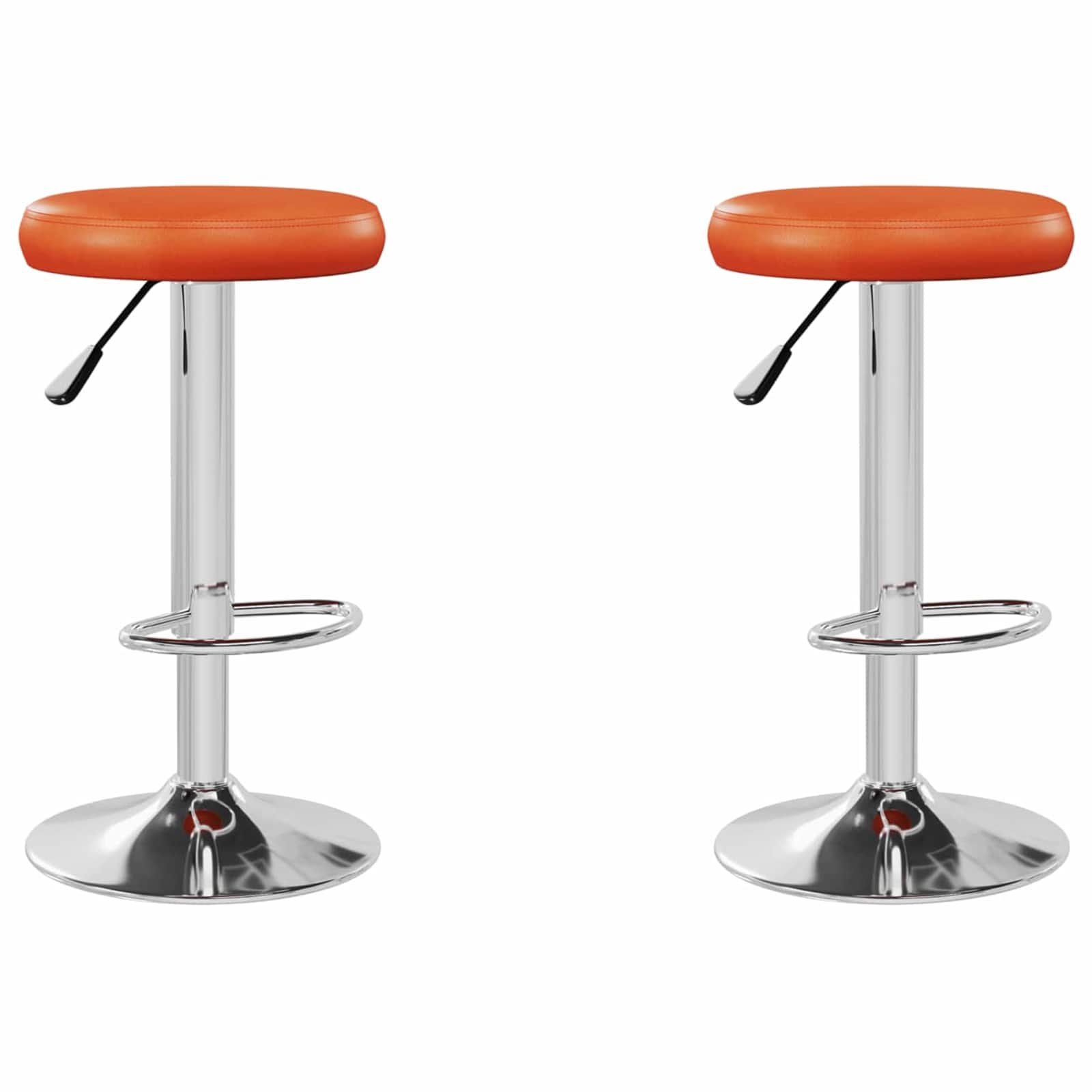 Barska stolica 2 pcs 31 x 31 x 87 cm Lažna koža Rotirajući