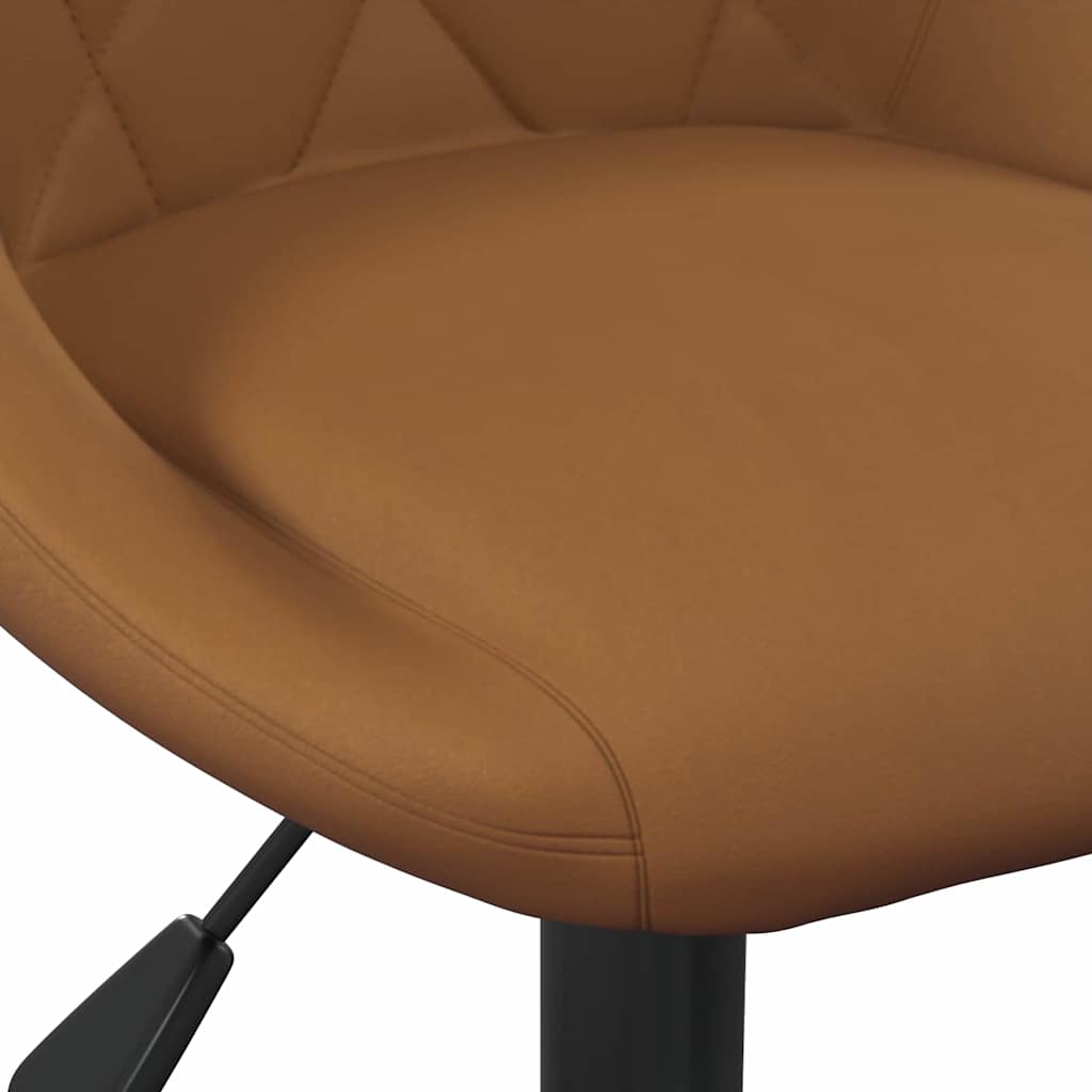 Okretne blagovaonske stolice 2 pcs Smeđa 46 x 44 x 77.5 cm