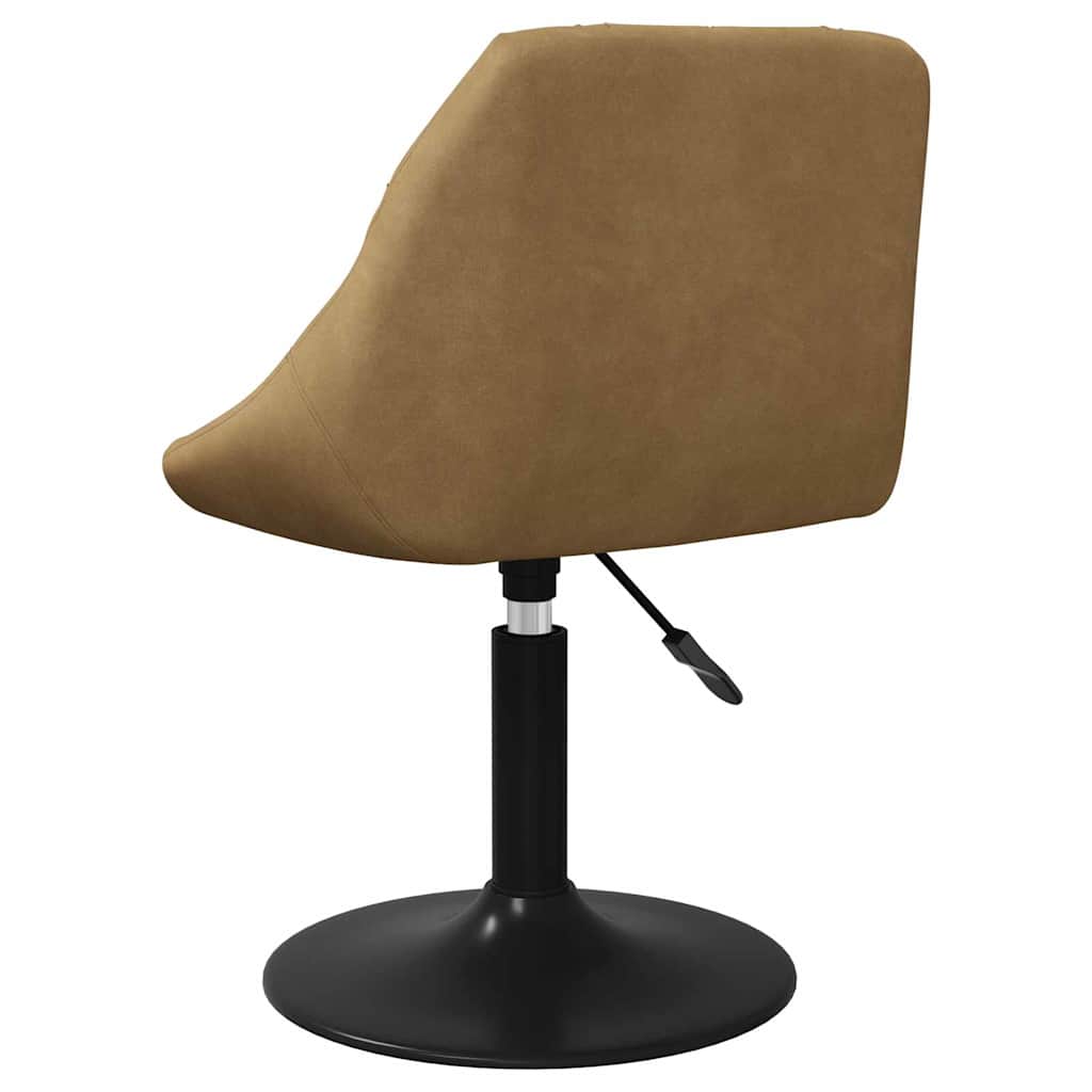 Okretne blagovaonske stolice 2 pcs Smeđa 46 x 44 x 77.5 cm