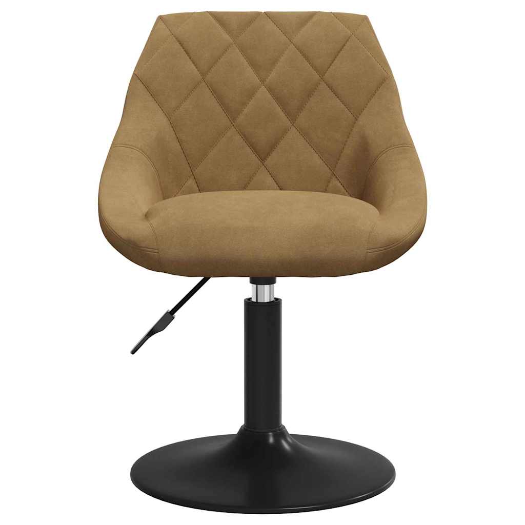 Okretne blagovaonske stolice 2 pcs Smeđa 46 x 44 x 77.5 cm