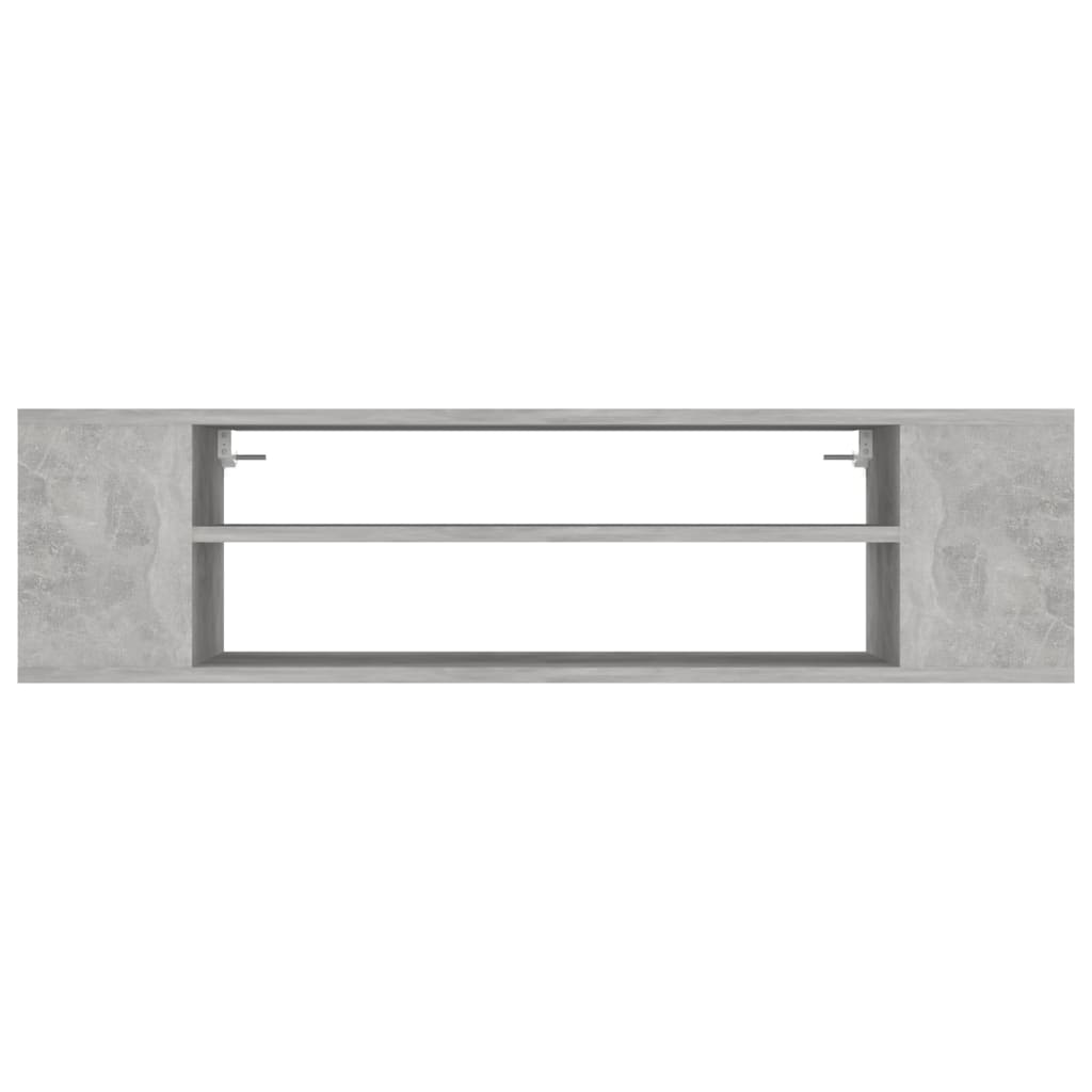 Viseći TV ormarić boja betona 100x30x26,5 cm konstruirano drvo
