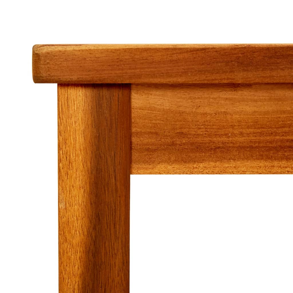 Vrtni stolić za kavu 45 x 45 x 36 cm masivno bagremovo drvo