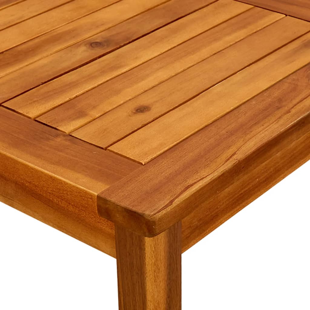 Vrtni stolić za kavu 45 x 45 x 36 cm masivno bagremovo drvo