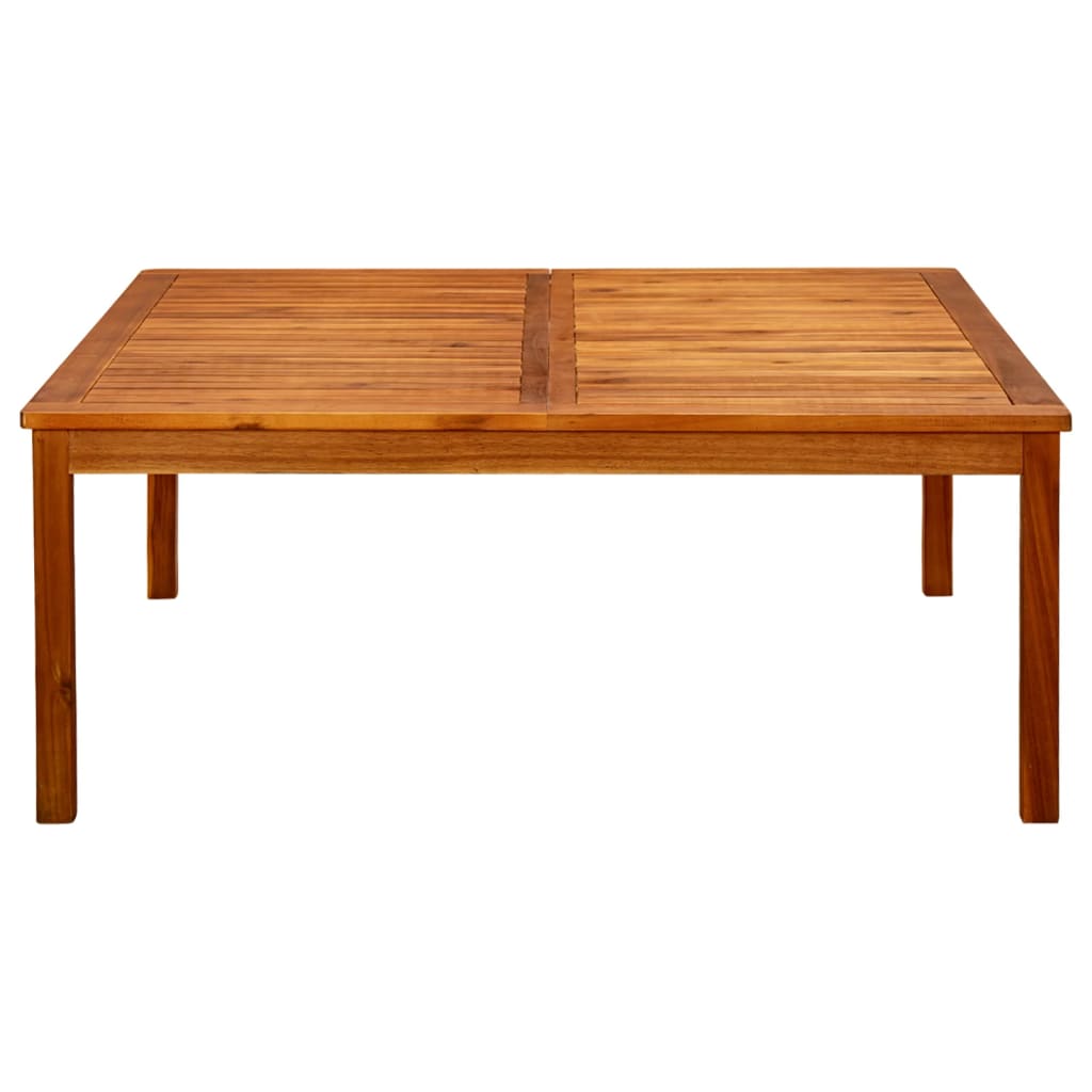 Vrtni stolić za kavu 110 x 110 x 45 cm masivno bagremovo drvo