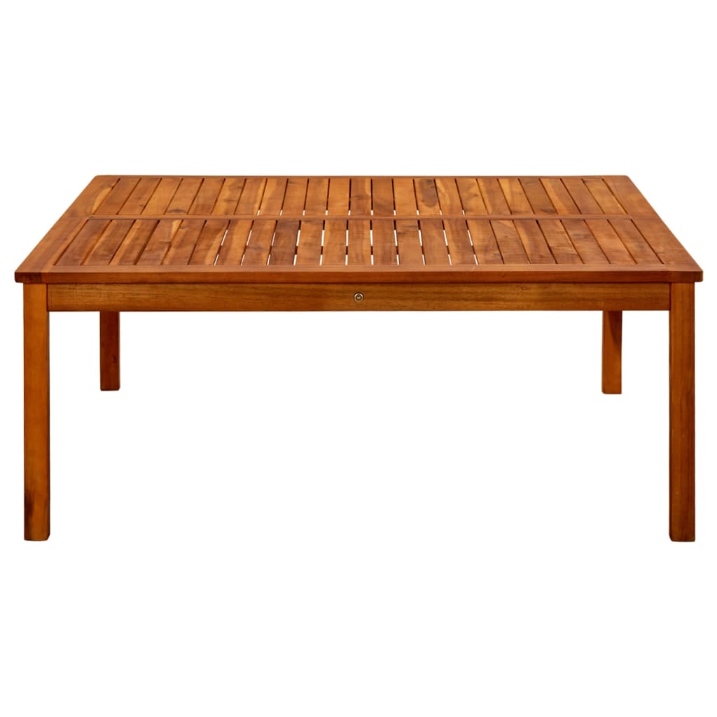 Vrtni stolić za kavu 110 x 110 x 45 cm masivno bagremovo drvo
