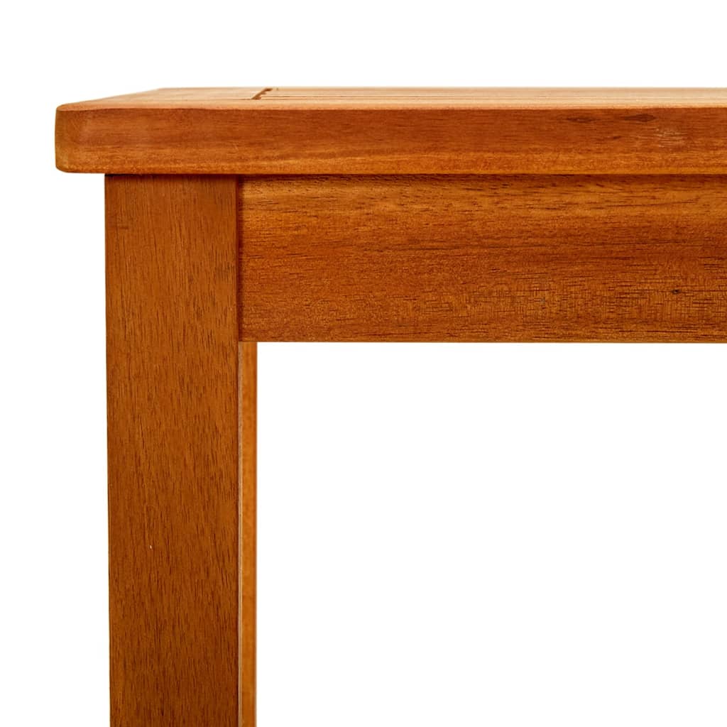Vrtni stolić za kavu 70 x 40 x 36 cm masivno bagremovo drvo