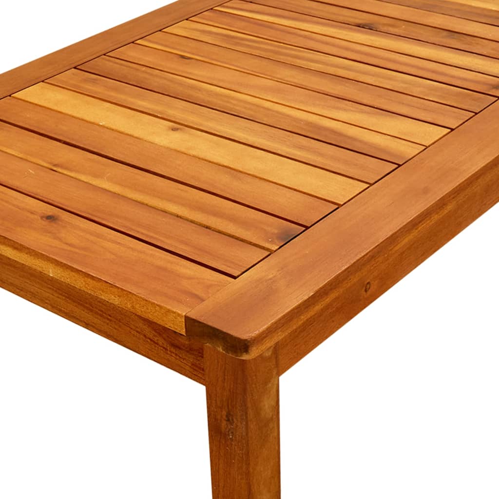 Vrtni stolić za kavu 90 x 50 x 36 cm masivno bagremovo drvo