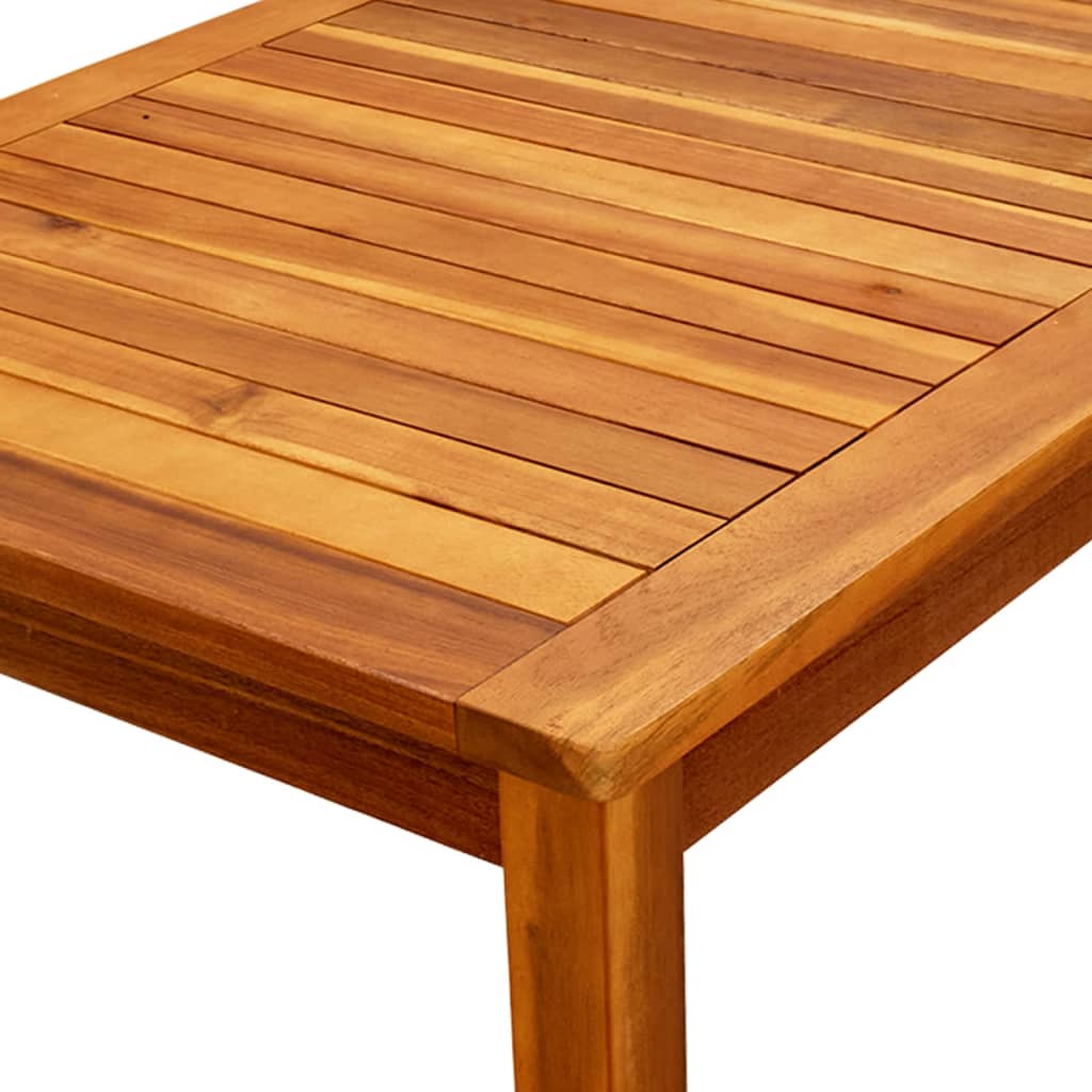 Vrtni stolić za kavu 110 x 60 x 45 cm masivno bagremovo drvo