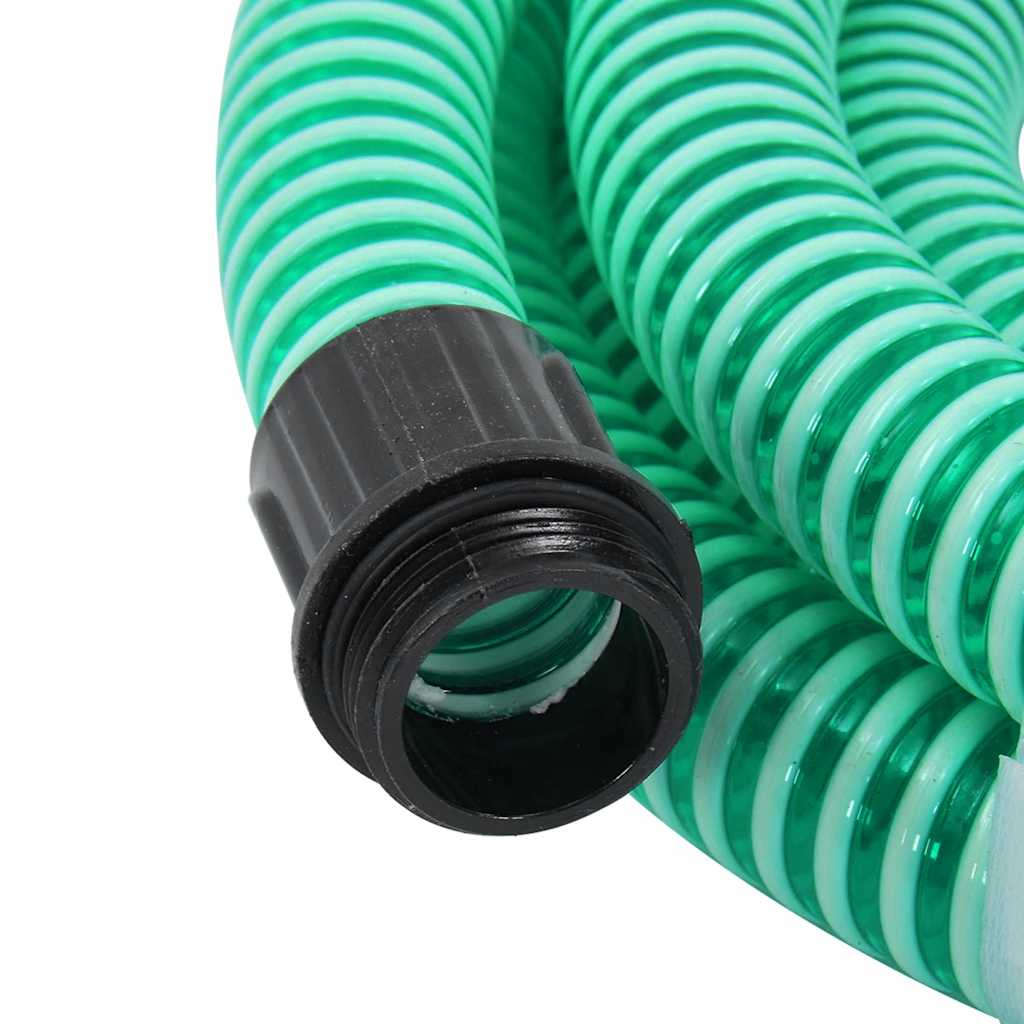 Usisno crijevo s mjedenim priključcima zeleno 1,1 " 5 m PVC