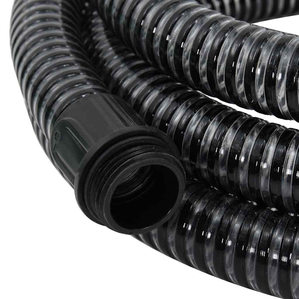 Usisno crijevo s mjedenim priključcima crno 1,1 " 10 m PVC
