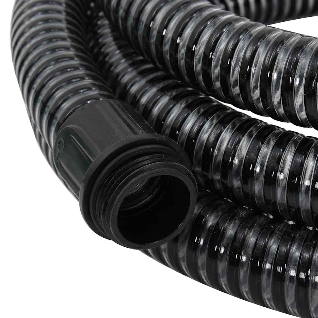 Usisno crijevo s mjedenim priključcima crno 1,1 " 20 m PVC