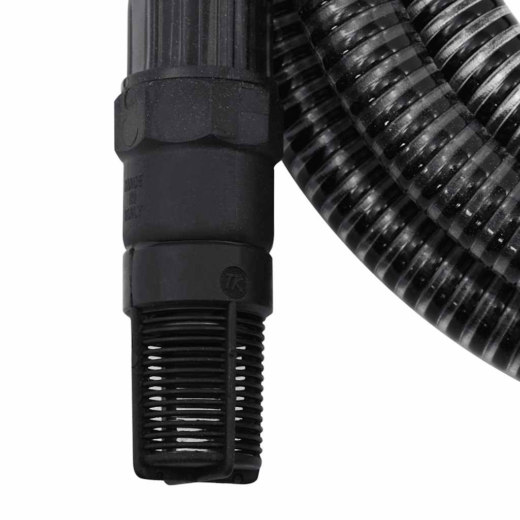 Usisno crijevo s PVC priključcima crno 1 " 7 m PVC