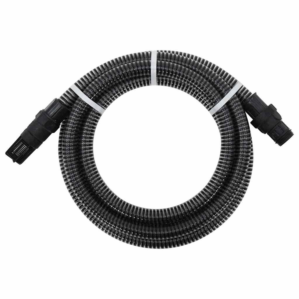 Usisno crijevo s PVC priključcima crno 1 " 10 m PVC