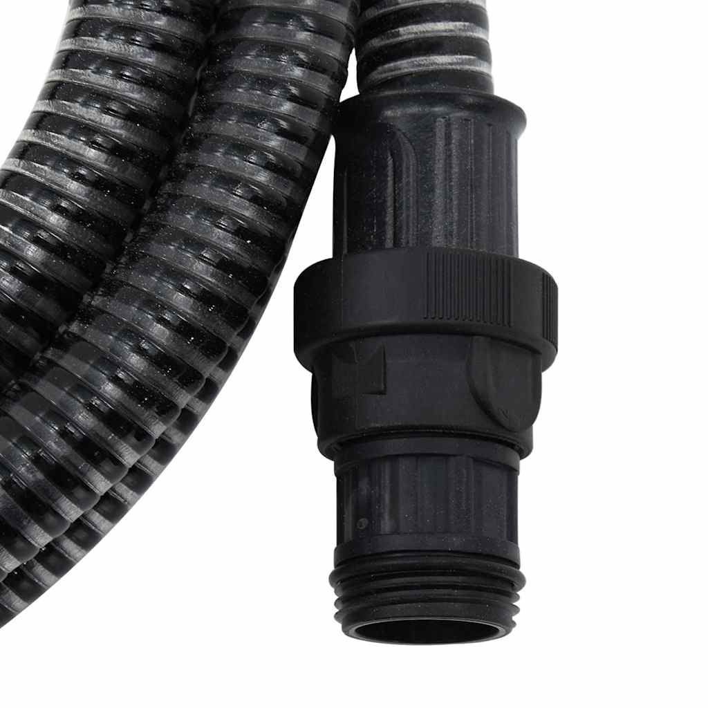 Usisno crijevo s PVC priključcima crno 1 " 10 m PVC