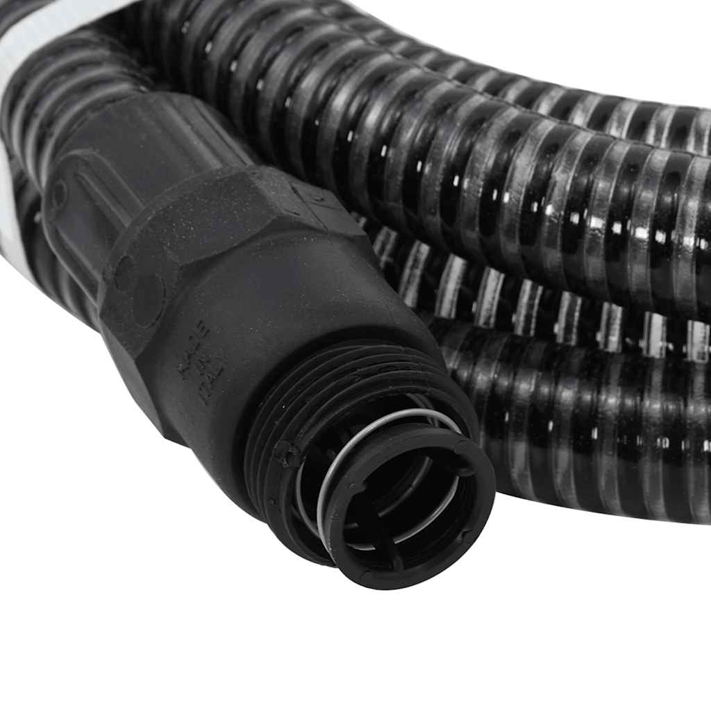 Usisno crijevo s PVC priključcima crno 1 " 10 m PVC