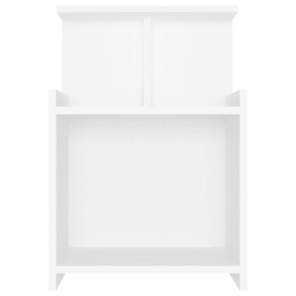 Noćni ormarići 2 kom bijeli 40 x 35 x 60 cm konstruirano drvo