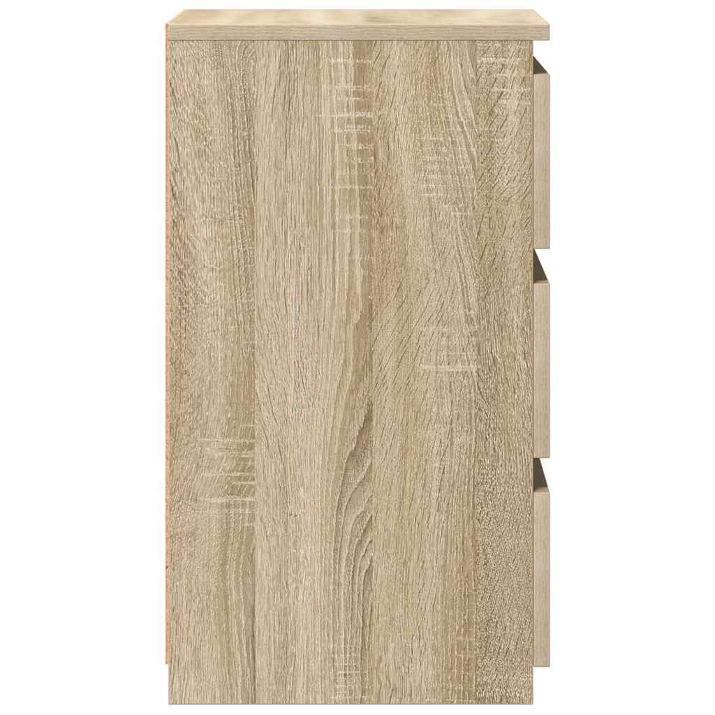 Noćni ormarići hrast 2 kom boja hrasta 40 x 35 x 62,5 cm drveni