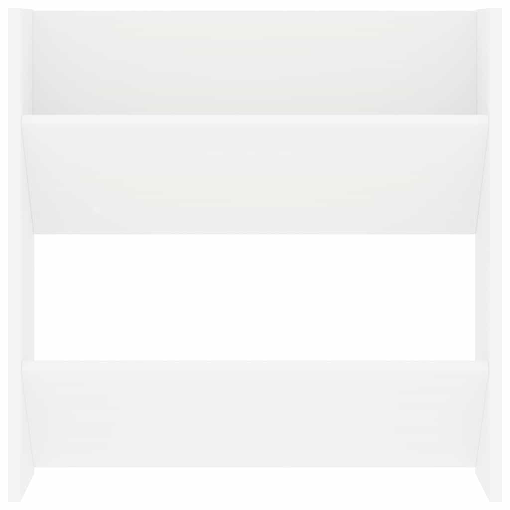 Zidni ormarići za cipele 4 kom bijeli 60 x 18 x 60 cm drveni