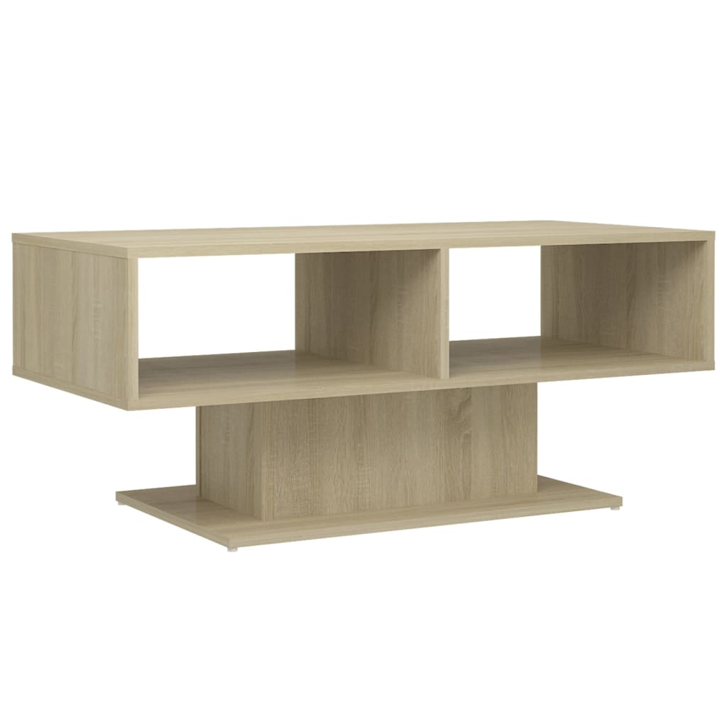 Stolić za kavu boja hrasta 103,5x50x44,5 cm konstruirano drvo