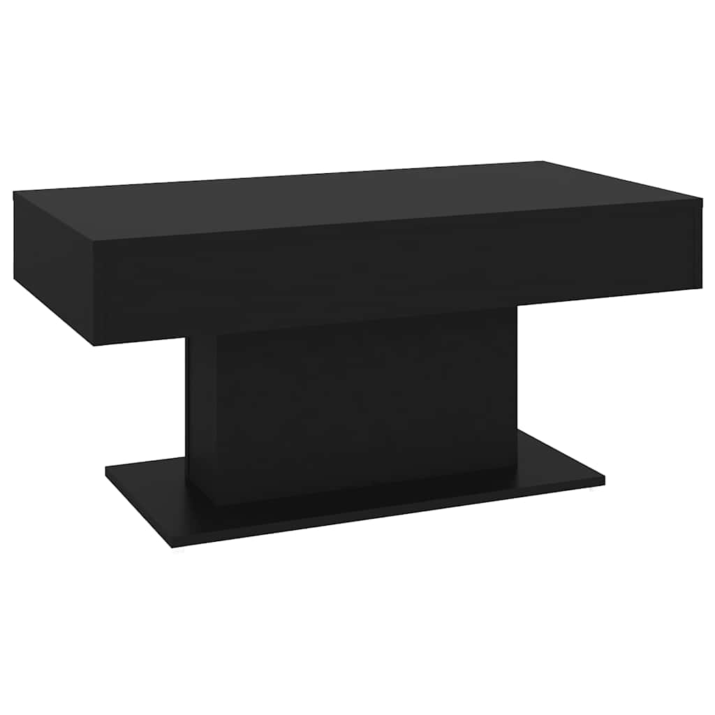 Stolić za kavu crni 96 x 50 x 45 cm od konstruiranog drva