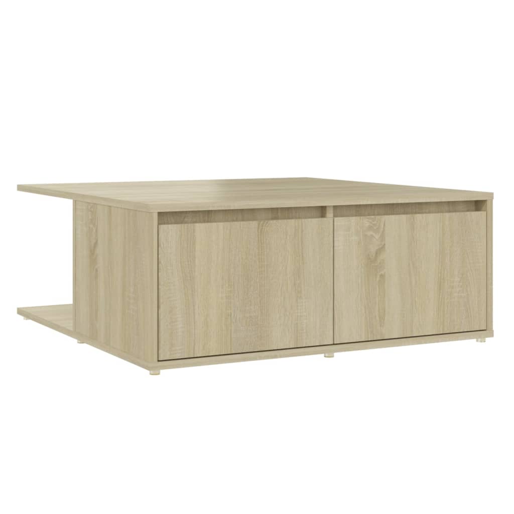 Stolić za kavu boja hrasta sonome 80x80x31 cm konstruirano drvo