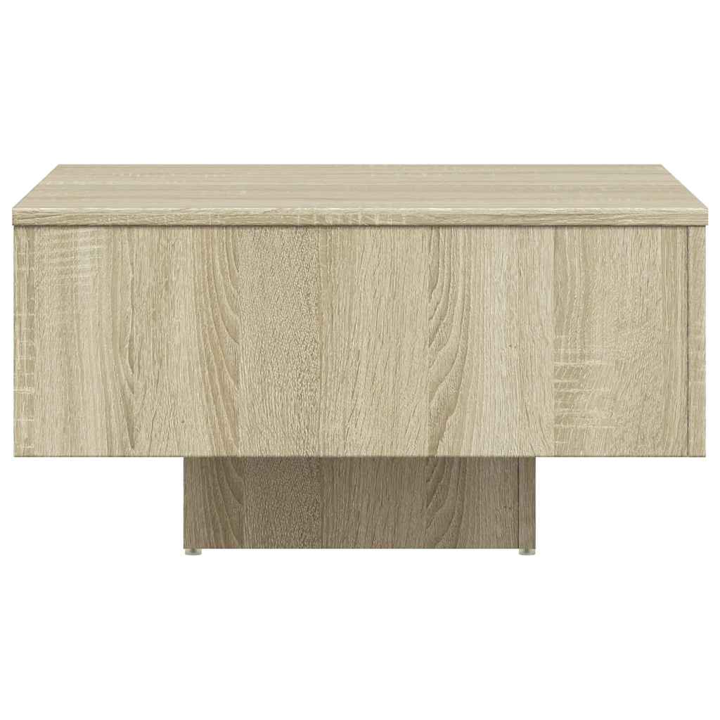 Stolić za kavu boja hrasta 60 x 60 x 31,5 cm konstruirano drvo